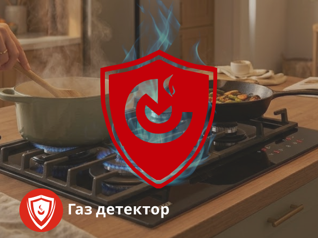 Газоанализатор в газовых  варочных панелях EXITEQ